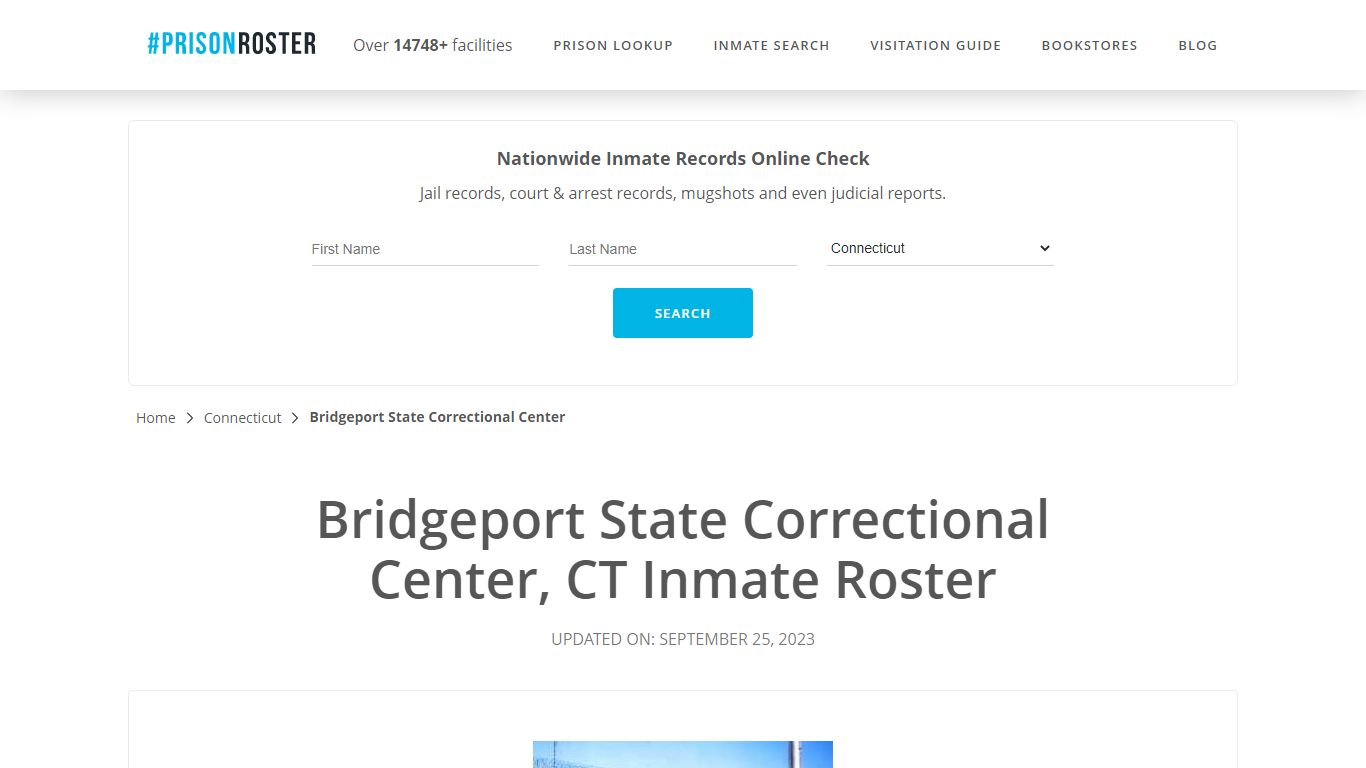 Bridgeport State Correctional Center, CT Inmate Roster - Prisonroster
